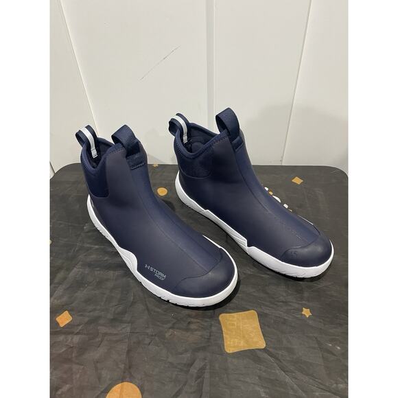New Men’s Sz 9 Under Armour Charged Shoreman Deck Boots Fishing Boots Rain Boots - Picture 2 of 7